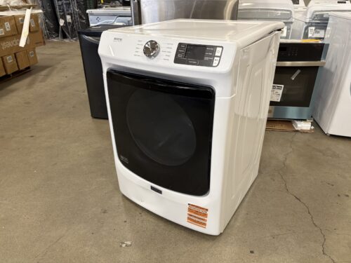 NEW! MAYTAG 7.3 Cu. Ft. Front Load Electric Dryer with Extra Power and Quick Dry Cycles Model # MED5630HW2