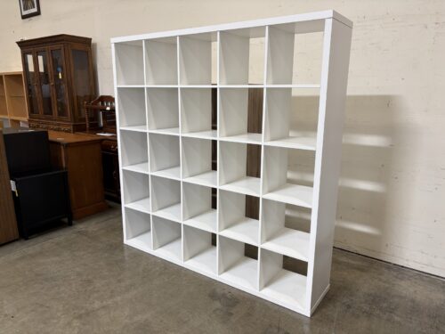 IKEA Kallax 25 Shelf Cube Organizer Bookcase in White