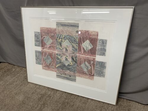Original Abstract Monoprint by Nancy Strong