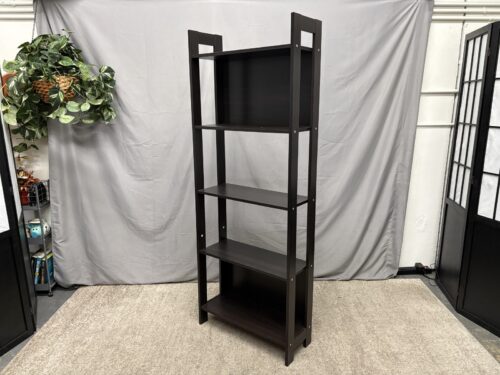 Dark Brown 5-Tier Display Shelf