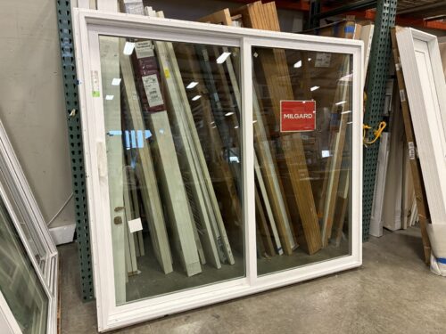 NEW! MILGARD V300 Trinsic Series 71x81 White Vinyl Sliding Glass Door