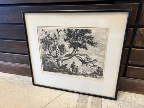 "Picnic Place" by Sam Thal Limited Signed Original Etching