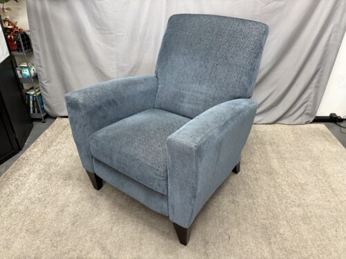 LA-Z-BOY Scarlett Blue Diamond Fabric Push Back Recliner