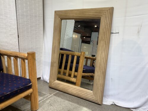 DREXEL 51"x38" Blonde Wood Frame Wall Mirror