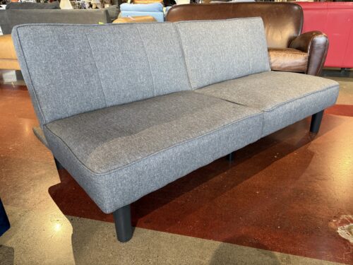 Gray Upholstery Convertible Futon