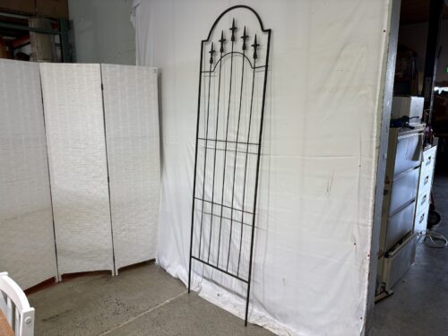 7' Tall Garden Arch Trellis w/ Finials