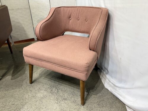 WORLD MARKET Rose Pink Tyley Armchair