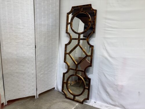 UTTERMOST Antiqued Gold Geometric Wall Mirror