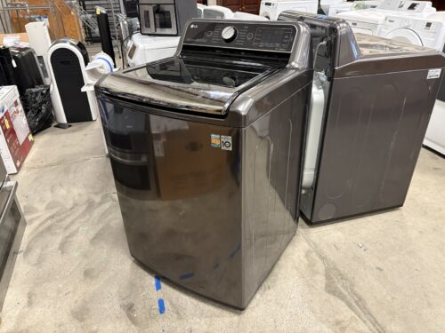 LG 5.2 Cu. Ft Top Load Washer in Stainless Steel Model # WT7600HKA