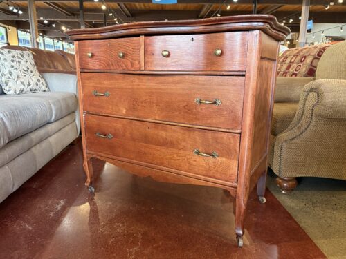 Antique Oak Four Drawer Dresser