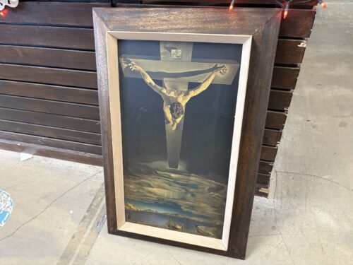 Vintage "Christ of St. John of the Cross" by Salvador Dali Ganymed Turnstile Print
