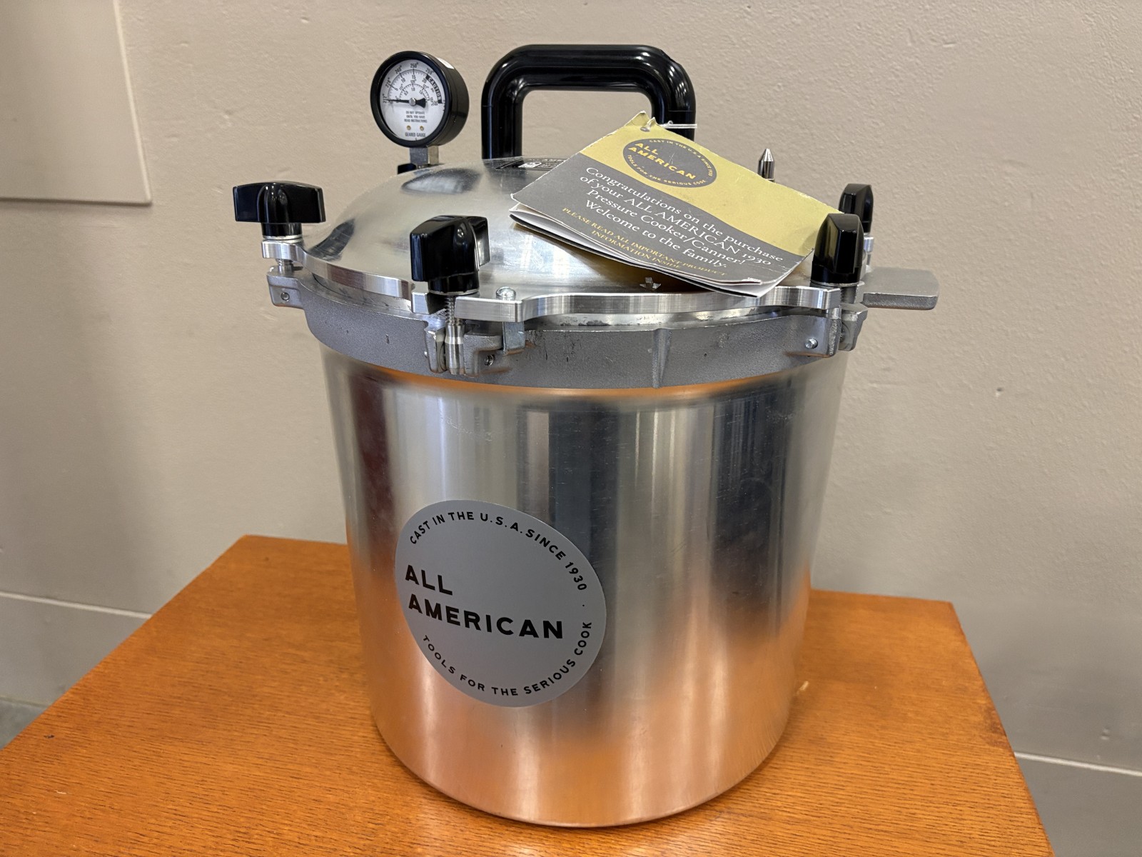 NEW! ALL AMERICAN 925 Cast Alluminium 25qt Pressure Cooker and Canner
