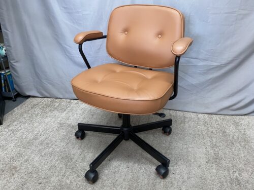 IKEA Alefjall Tufted Brown Office Chair