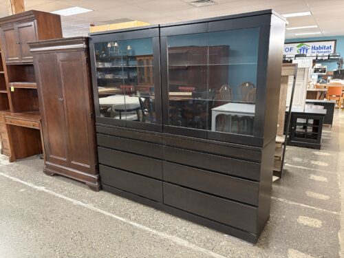 SKOVBY SM85 & SM88 Wenge Made in Denmark Sideboard & China Hutch