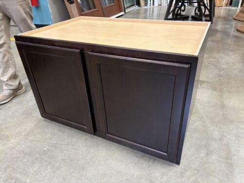 NEW! Deep Espresso Finished 23x29 Double Door Upper Cabinet