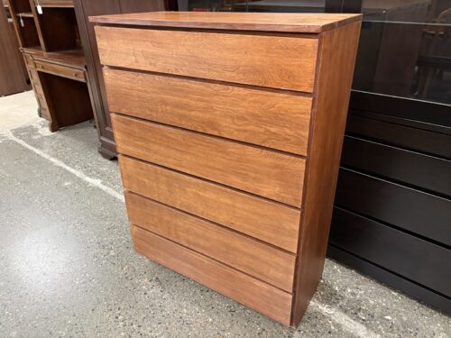 THE UNPAINTED PLACE Stained Wood 6-Drawer Dresser