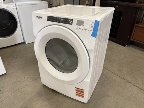 NEW! WHIRLPOOL 7.4 Cu. Ft. White Front Load Long Vent Electric Dryer with Wrinkle Shield Options Model # WED560LHW2