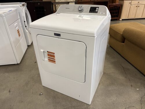 NEW! MAYTAG 7.0 Cu. Ft. Moisture Sensing Electric Dryer with Wrinkle Prevent Cycles in White Model # MED6200KW1