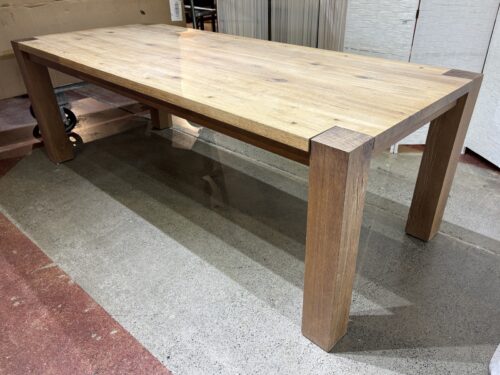 CRATE & BARREL Big Sur 90.5" White Oak Dining Table