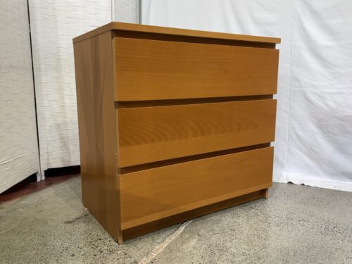 IKEA Storklinta Blonde 3-Drawer Dresser