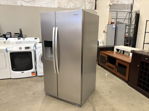 NEW! WHIRLPOOL 28.7 Cu. Ft. Stainless Steel Side-by-Side Refrigerator with Ice Maker and Dispenser Model # WRSF5536R200