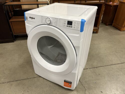 NEW! WHIRLPOOL 7.4 Cu. Ft. White Front Load Electric Dryer with Wrinkle Shield Option Model # WED4720RW0