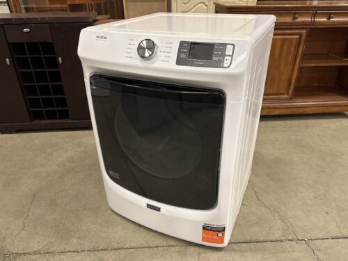 NEW! MAYTAG 7.3 Cu. Ft. Stackable Vented Electric Dryer with Extra Power Modes Model # MED5630HW2