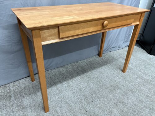 Maple Stained Desk w/ Single Keyboard Drawer