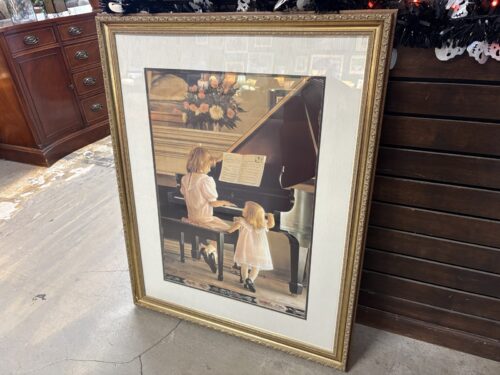 "Dress Rehearsal" Ornate Gold Framed Print by Grey Olsen