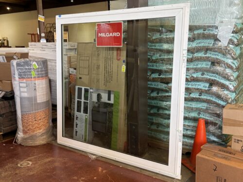 NEW! MILGARD White 58"x56" Suncoat Window