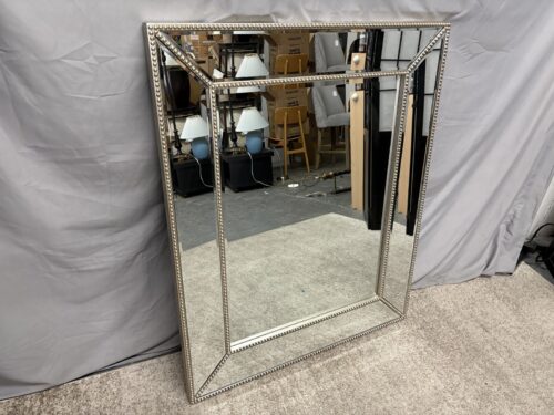 RENWIL Silver Beaded Beveled Edge Mirror