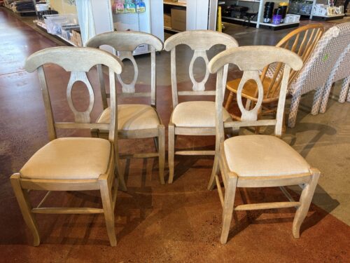 POTTERY BARN Napoleon Dining Chairs in Seadrift