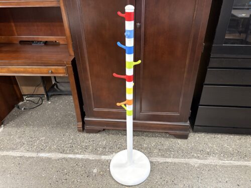 IKEA Vintage Krokig Multicolored Striped Children's Coat Rack