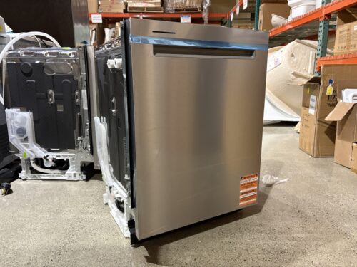 NEW! WHIRLPOOL 24 in. Top Control Built-In Fingerprint Resistant Stainless Steel Dishwasher Model # WDTA50SAKZ 4