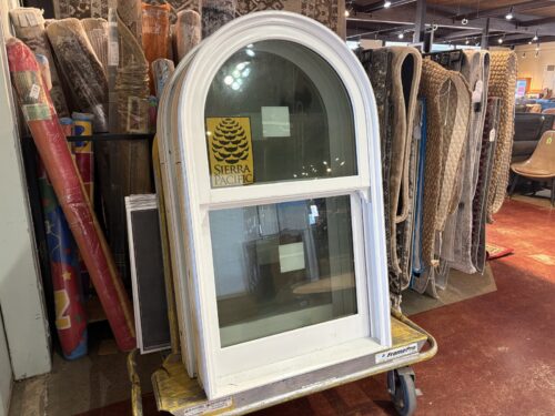 NEW! SIERRA PACIFIC White Vinyl Arch Top Sliding Sash Window