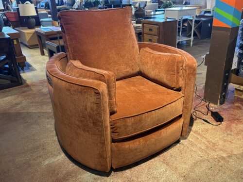 JOYBIRD Corey Power Swivel Recliner - Rust