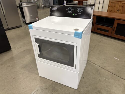 NEW! MAYTAG 7.4 Cu. Ft. Commercial Grade Vented Electric Dryer in White Model # MEDP576KW1