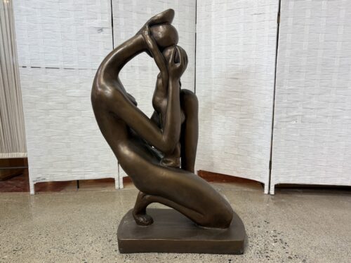 "First Kiss" by Manuel Carbonnel Plaster Sculpture