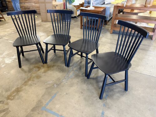 NEW! Black Wooden Windsor Style Dining Chair (Set of 4) (Southcenter Store)