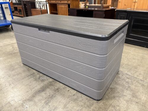 SUNCAST Grey Wood-Look 170 Gallon Extra Large Deck Box