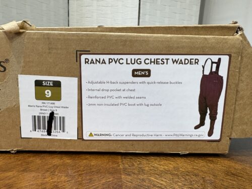 FROGG TOGGS Men's Rana PVC Lug Chest Waders, Size 9