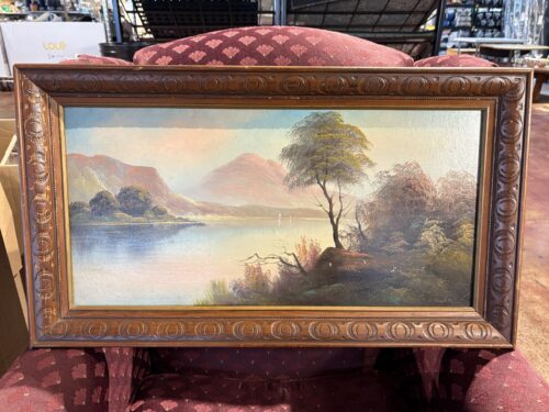 Original Dreamy Mountain Scenic Oil Painting by JJ Fowler