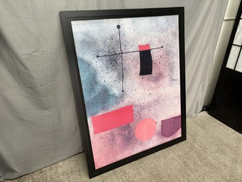 "Abstrait" Framed Print by Joan Miro