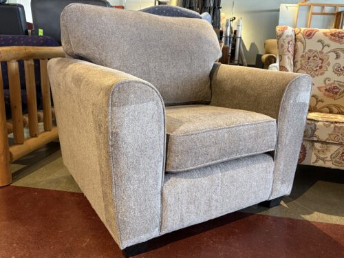 PACIFIC FURNITURE Soft Boxy Grey Armchair