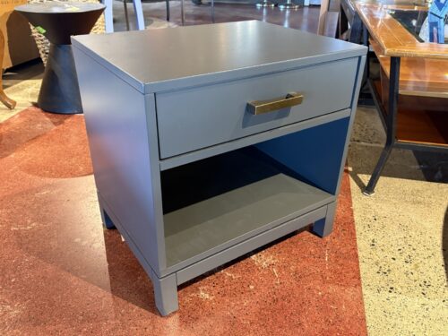 CRATE & BARREL Parke Wood Single Drawer Nightstand