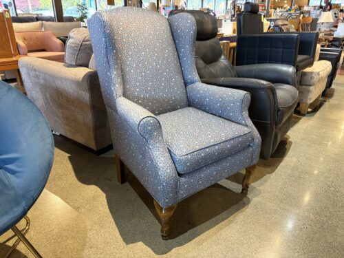 Vintage Wingback Armchair in Ditsy Floral