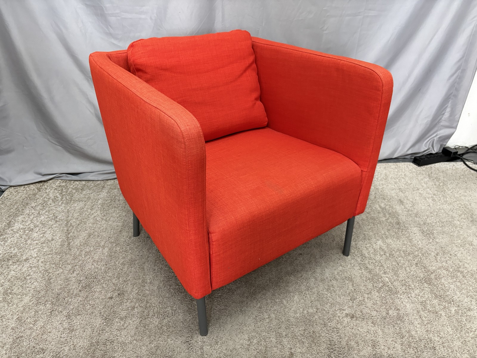 IKEA Ekero Skiftebo Orange Armchair