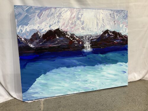 Original Mountain Painting by Kanojo / Wendy Winbeckler