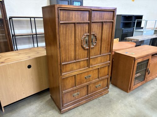 STANLEY FURNITURE Vintage Hollywood Regency Style Armoire