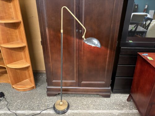 RESTORATION HARDWARE Convessi Bronze/Lacquered Burnished Brass Floor Lamp